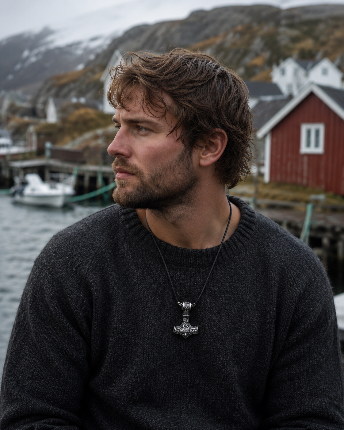 Men's Nordic power necklace